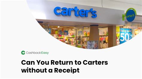 carter's return without receipt.